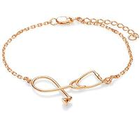 Pulsera de estetoscopio, regalo pensado para enfermeras, médicos, joyería de estudiantes de medicina, longitud ajustable, tratamiento inteligente