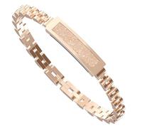 Pulsera de fitness para mujer, elegante, inteligente, estrecha, podómetro para mujer, joyas de oro rosa, plata, pulsera de fitness, rastreador de fitness, sin aplicación ni teléfono móvil, monitor de