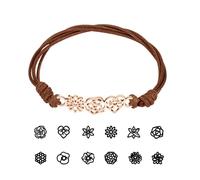 Pulsera de flor de nacimiento personalizada, pulsera de flor de mes de cumpleaños personalizada 1-8 para las mujeres, regalos de cumpleaños personalizados del día de la madre para mamá, abuela, amigo