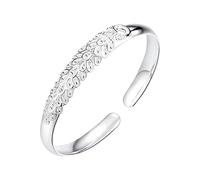 Pulsera de flores para invitados de boda, regalo de San Valentín, talla única, Plata, No es una piedra preciosa
