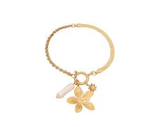 Pulsera De Flores Pulsera De Corazón Joyas Muñeca Muñeca Perfecta Para Pareja Juvenil O Amigas Cercanas Joyas Mujeres Elegantes