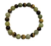 Pulsera de fuerza y poder personal con infusión de reiki, joyería de reiki, pulseras de piedras preciosas, pulseras de cristal FgY950, length-19cm, Cristal