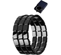 Pulsera de hematita Hemios, Pulsera de hematita Hemys - Inspirada en generales romanos y guerreros vikingos, uso diario conecta el campo de energía para aumentar naturalmente el metabolismo, restaurar