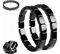 Pulsera de hematita Hemys, inspirada en generales romanos y guerreros vikingos, el uso diario conecta el campo de energía para aumentar naturalmente el metabolismo, restaurar la confianza y el borde