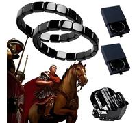 Pulsera De Hematita Hombre, Despierta Tu Energia Masculina, Mayor Enfoque, Mente Más Clara y Decidida, Restaure La Confianza y La Libido, Un Regalo Ideal Para Cumpleaños y Fiestas Navideñas (2PC)