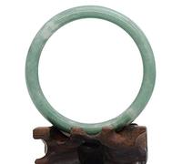 Pulsera de Jade Natural Bangle Feng Shui Emerald, Jadeite Bangles Bracelets for Women Jewelry, Natural Jade Jade with Jewelry Box, 54-64 mm (56 mm)