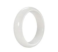 Pulsera de jade para mujer, diseño estrecho de Feng Shui, caja de regalo de joyería curativa, accesorio de bienestar de buena suerte, 64mm