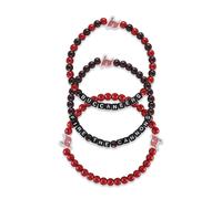 Pulsera de la amistad con cuentas de los Tampa Bay Buccaneers de FOCO, paquete de 3, talla nica