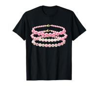 Pulsera de la amistad con nombre TAYLOR con lazo de coqueta rosa de los años 90 Camiseta