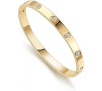 Pulsera de la amistad del amor, pulsera del amor de oro de moda, pulsera de diamantes de regalo, luz