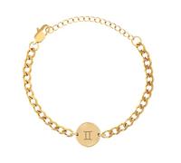 Pulsera De Las 12 Constelaciones Del Zodiaco Para Mujer, Pulsera De Eslabones Astrológicos Del Horóscopo Para Hombre, Pulsera De Cadena De La Amistad Ajustable Con Dijes De Pareja De Moda, Géminis