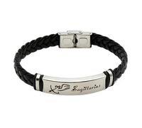Pulsera De Las 12 Constelaciones - Joyería De La Suerte, Astrología Y Horóscopo, Pulsera Vintage De Cuero Sintético Trenzado Para Parejas, Para Mujeres Y Hombres, Regalo De Cumpleaños, Sagitario