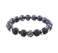 Pulsera De Las 12 Constelaciones Para Hombre Y Mujer, 10Mm, Elástica, Con Piedra De Lava Natural Y Horóscopo, Joyería Astrológica Con El Signo Del Zodiaco, Ideal Como Regalo Para Parejas, Sagitario