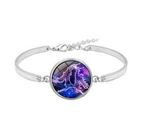 Pulsera De Las 12 Constelaciones: Pulsera Con Cabujón De Cristal Con El Signo Del Zodiaco Pulsera Con Dijes De Astrología Y Horóscopo Para Parejas Regalo De Cumpleaños Para Hombres Y Mujeres Géminis