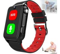 Pulsera De Llamada De Emergencia Para Personas Mayores, Reloj De Posicionamiento GPS Con Cámara, Rescate SOS, Llamada De Voz 4G Resistente Al Agua, Medición De Frecuencia Cardíaca, Para Demencia