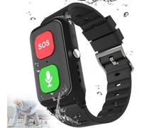 Pulsera De Llamada De Emergencia Para Personas Mayores, Reloj De Posicionamiento GPS Con Cámara, Rescate SOS, Llamada De Voz 4G Resistente Al Agua, Medición De Frecuencia Cardíaca, Para Demencia