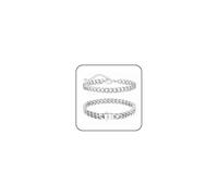Pulsera De Los Hombres Pulsera De Acero Inoxidable De Plata Con Letras Pulseras Brazalete Hombres 2 Piezas Hombres Pulseras Grabado A-Z Pulsera Regalos De CumpleañOs Para Los Hombres Novio Marido (I)
