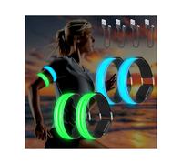 Pulsera de luz LED de seguridad para correr, andar en bicicleta y actividades al aire libre, batería de litio recargable para una alimentaci