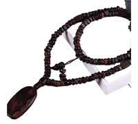 Pulsera de Madera de agar auténtica de Dalakan Salvaje, Cuentas de oración de Aloewood Malas, 48g