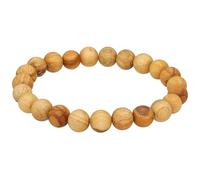 Pulsera de madera Palo Santo de 8 mm, perlas de madera natural de América