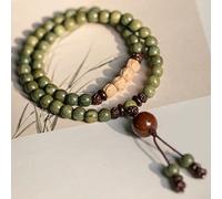 Pulsera de Madera Pulsera Feng Shui Pulsera de Cuentas de oración Budista Pulsera de Cuentas Mala Pulsera de Piedras Naturales Mujeres Hombres Talismán Vintage para la Prosperidad de la Buena Suerte,