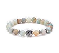 Pulsera de mano con cuerda de tejido natural de jade de 8 mm, collar de hombro para novia, talla única, Gema, No es una piedra preciosa