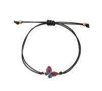 Pulsera de mariposa personalizada de aleación de aceite que gotea a mano, joyería para amigos, F-108whc, talla única, Aluminio, No es una piedra preciosa