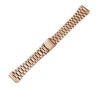 Pulsera de metal 18 mm compatible con Casio AQ-230 A158/A159/A168/F91 LA-680 Cadena reloj dorada pequeña y cuadrada Correa acero inoxidable(Rsoe gold)