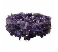 Pulsera de Mezcla de Coral Rojo de Piedra Natural n múltiples de Grava con Cuentas Hechas a Mano