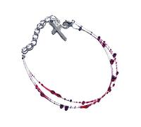 Pulsera de moda vintage con diseño de gota de sangre roja, hip hop, punk, cruz, abierto, accesorios de joyería, accesorios de joyería de moda, adorno de mano