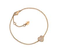 Pulsera de Mujer AMEN BRHR 925% Plata Gold Rose Corazon