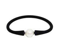 Pulsera de mujer de perla cultivada de agua dulce de 11-11,5 mm Secret & You - Pulsera de caucho con sistema para intercambiar la perla por otra de distinto color u otra gema.