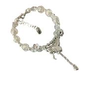 Pulsera De Mujer Elegante con Intrincada Mariposa Y Acento con Cuentas para Amantes De La Naturaleza Y Creadores Tendencias Elegantes Pulsera Misteriosa