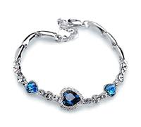 Pulsera de mujer pulsera tenis ajustable regalos de cumpleaños de Navidad para niñas y mujeres elegantes y populares Lovely And Attractive