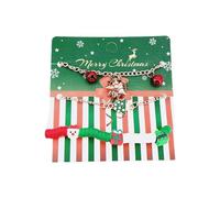 Pulsera de Navidad para parejas, para niños, multiuso, tejida a la moda, hecha a mano, joyería de regalo