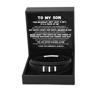Pulsera De Padre Para Hijo Accesorios en Cuero Siempre Acompañados