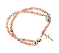 Pulsera De Para Mujeres Joyería Religiosa de Oración con Colgante de Cruz