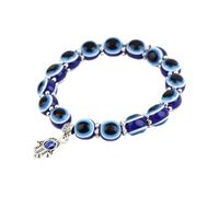Pulsera de perlas de mal ojo,Pulseras de mal ojo,Pulsera de moda para hombres - Pulsera de la suerte para la protección, pulsera de perlas en forma de ojo azul para adolescentes, niñas y niños, Se