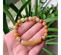 Pulsera De Piedra Natural Ágata Lapislázuli Fluorita Amatista Barra Rectangular Encanto Cuarzo Rosa Pulsera De Cristal Púrpura,Jade Amarillo