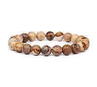 Pulsera de piedra natural, citrinos y amatistas, ojo de tigre, 8 mm, pulseras de cristal para hombres y mujeres, cuarzos, 18. Piedra de imagen, 19 cm