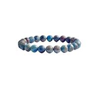Pulsera de piedra natural for mujer con turquesas, cuentas redondas, joyería for yoga, meditación, suerte y riqueza(21cm(8.27inch),6MM BEADS_3)