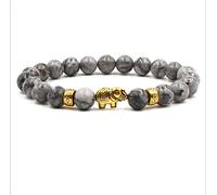 Pulsera de Piedra, Pulsera de Calma de Piedra Natural de la Altura de la Tailandia Tindo en Elefante Accesorios de la Pulsera de Piedra Negra Brillante Accesorios de Ropa Personalizada Joyería