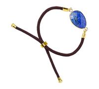 Pulsera de piedra, pulsera de piedra natural - Pulsera de cristal real natural - Pulsera de borde irregular ajustable, joyas únicas de amatista para hombres y mujeres en la colección de joyas de