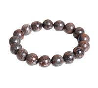 Pulsera de Piedras Naturales 100% Auténticas - Pulsera Yooperlite - Ajuste Cómodo y Estilo Elegante | Cuerda Elástica Coreana y Caja de Joyería Incluida (Yooperlite, 8mm)
