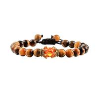 Pulsera de piedras preciosas curativas naturales hechas a mano, aumenta la confianza, trae motivación, relación fuerte, pulsera de chakra raíz, pulsera para curación de chakra, mujeres y hombres,