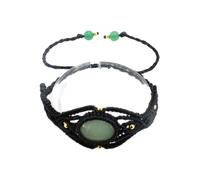 Pulsera de piedras preciosas: pulseras de piedra trenzadas envueltas en cuerda hechas a mano para mujeres y niñas, cristal de amatista natural, ágata de cuarzo rosa, regalos de joyería de macram