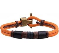 Pulsera de piel para hombre y mujer, hecha a mano, de piel auténtica, punk, mittelgroße, piel, Mittelgroße, Cuero, No