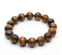 pulsera de plata, pulsera de cadena de mano Pulsera de riqueza Feng Shui Pulsera de piedra de ojo de tigre atraer dinero Suerte Talismán Decoración auspiciosa Feng Shui Amuleto Pulsera de cristal con
