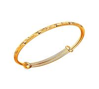 Pulsera de plata pura chapada en plata para mujer, para regalo de cumpleaños, pulsera clásica para hombre, talla única, Metal, No es una piedra preciosa