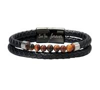 Pulsera De Protección De Ojo De Tigre Para Hombre, De Mamá, Brazalete Con Cuentas De Piedra Natural, Pulsera Unisex, Grabada Con "Te Amo Para Siempre", Joyería, Regalo Para Hombre, Para Mi Tío,